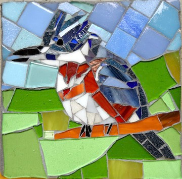 kingfisher mosaic