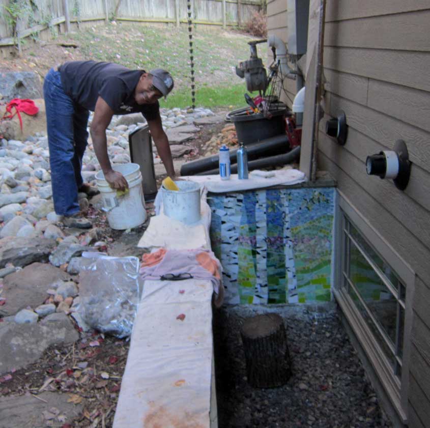 installing a mosaic