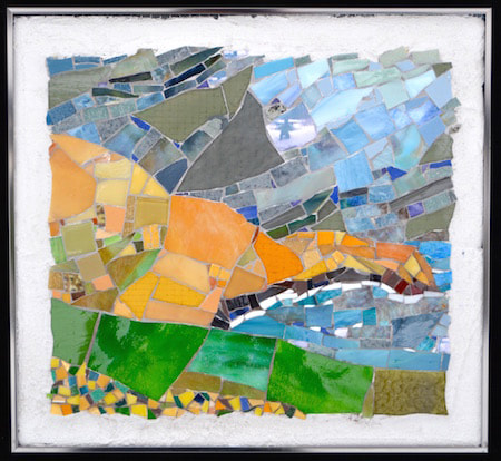 Bolus head abstract mosaic ireland