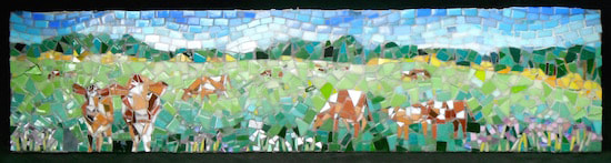 guernsey cow mosaicPicture