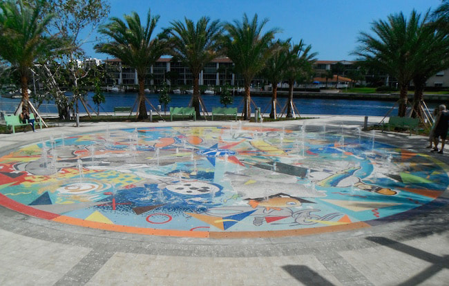 splash pad mosaic