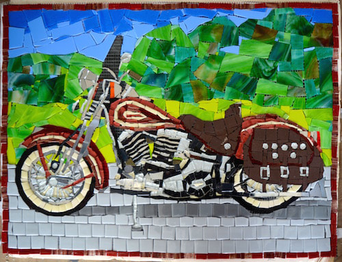 Harley Davidson mosaic