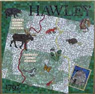 Hawley mosaic, Shelburne Falls, MA