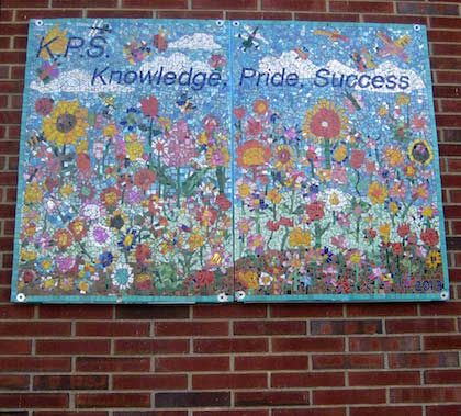 CARMEL, NY Kent Primary School mosaic, 2013