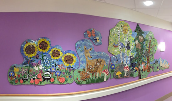 forest animals mosaic