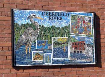 Shelburne Falls Mosaic, Deerfield River