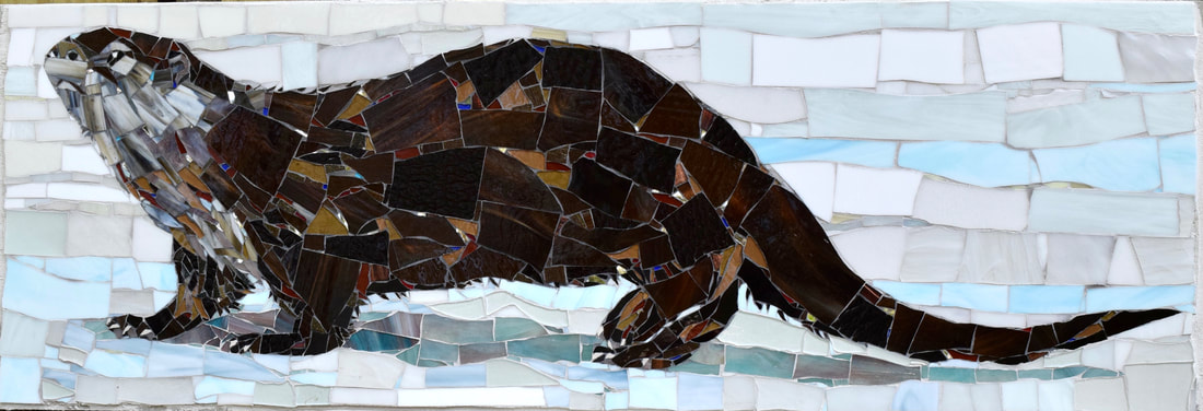 river otter mosaic