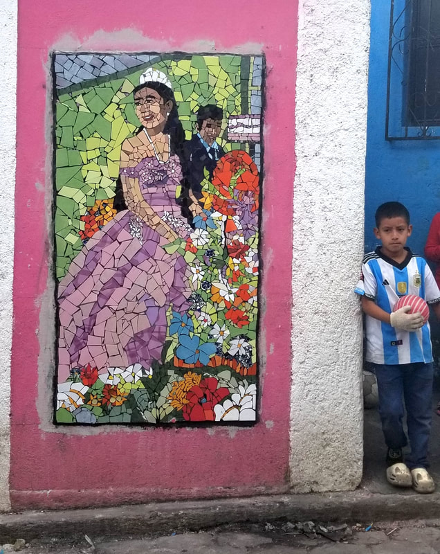 quinceañera mosaic