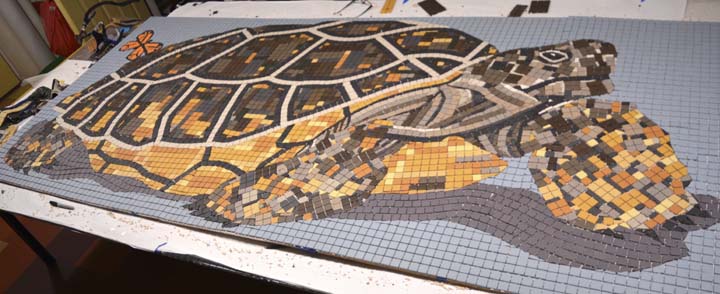 gopher tortoise mosaic