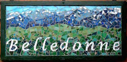 Though Belledonne is a French word, this mosaic is in Dublin, Ireland.