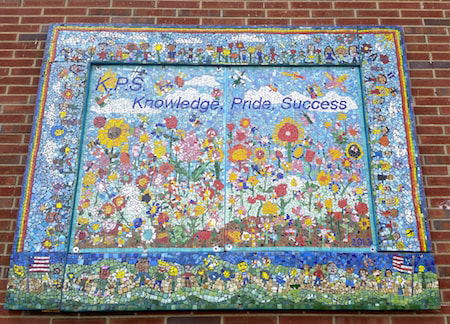 CARMEL, NY Kent Primary School mosaic, 2013