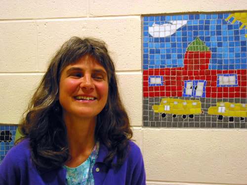 cynthia fisher mosaic artist school project