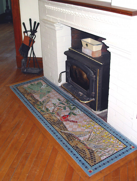 mosaic hearth