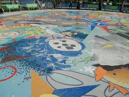 details of splash pad