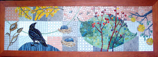 crow mosaic