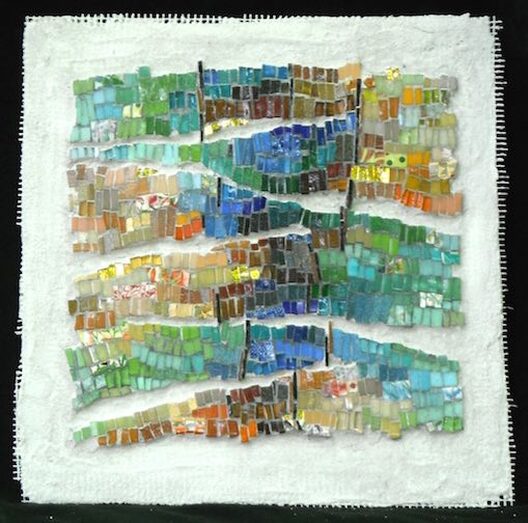 abstract mosaic exploration of the grid series