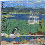 Rowe town mosaic, Shelburne Falls, MA