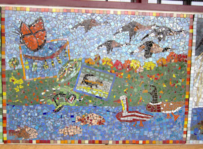 FALL MOSAIC SCHOOL PROJECT WETLAND SCENE